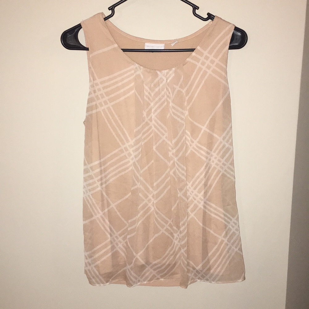 Cream NY&C tank